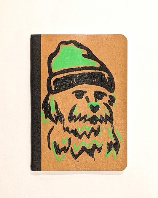 Morkie Notebook Green
