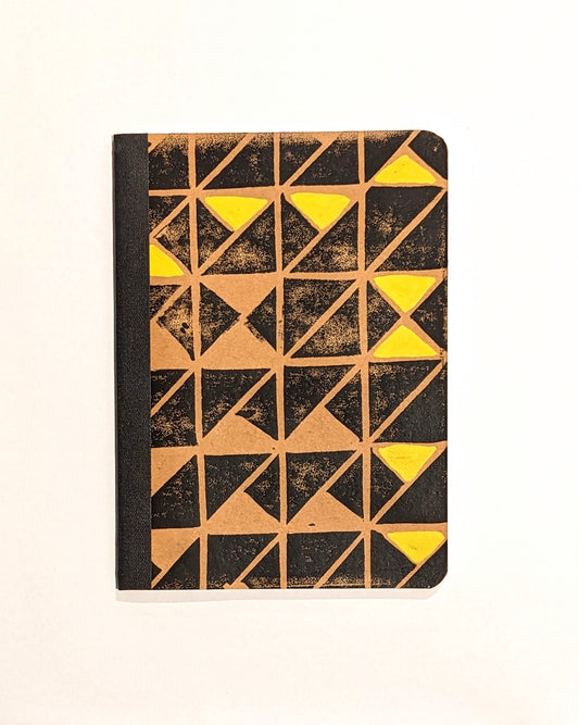 Triangles Notebook Yellow